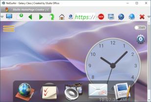 SSuite NetSurfer Browser main screen
