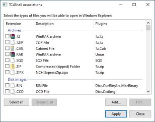 TC4Shell main screen