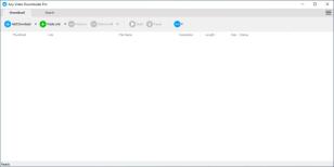 Any Video Downloader Pro main screen