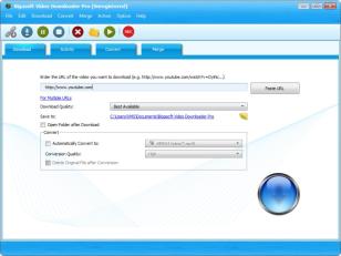 Bigasoft Video Downloader Pro main screen