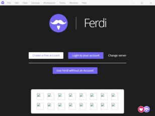 Ferdi main screen