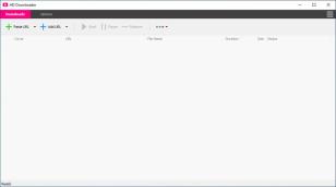 HD Downloader main screen