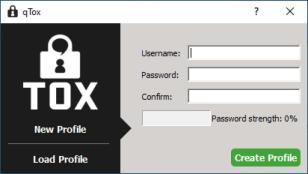 qTox main screen