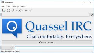 Quassel IRC main screen