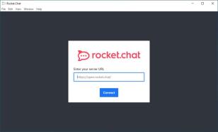 Rocket.Chat main screen