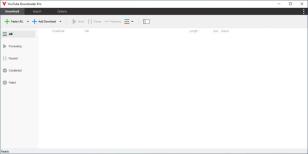 YouTube Downloader Pro main screen