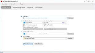 YouTube Video Downloader Pro main screen