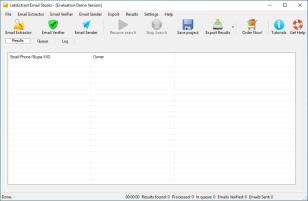LetsExtract Email Studio main screen