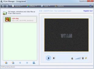 e2eSoft VCam main screen