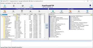 FastTrack FTP main screen