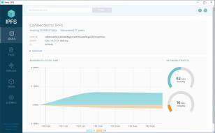 IPFS Desktop main screen