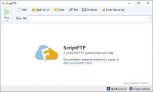 ScriptFTP main screen