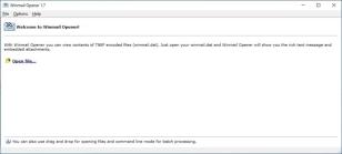 Winmail Opener main screen