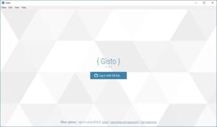 Gisto main screen