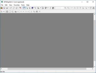 GPSMapEdit main screen
