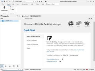 Remote Desktop Manager Enterprise main screen
