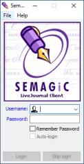 Semagic main screen