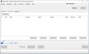 Trackhunter main screen