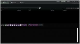 Mo-Search main screen