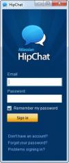 HipChat main screen