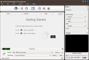ImTOO DVD Audio Ripper SE main screen