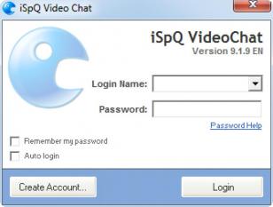 iSpQ Video Chat main screen