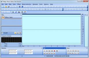 Magic Music Editor main screen