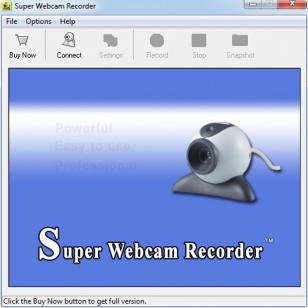 Screen Webcam Recorder main screen