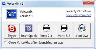 VoiceMix main screen