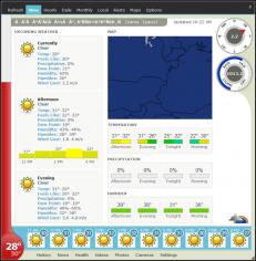 Weather Watcher Live main screen