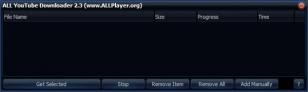 ALL YouTube Downloader main screen