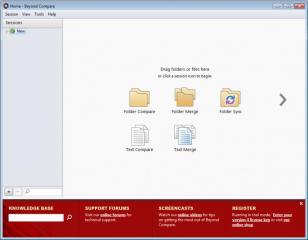 Beyond Compare main screen
