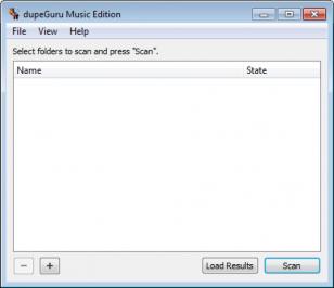 dupeGuru Music Edition main screen