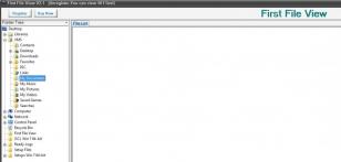 First File View main screen