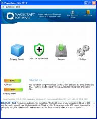 PowerTools Lite 2013 main screen