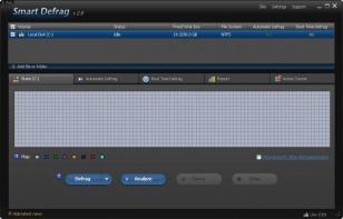 Smart Defrag main screen