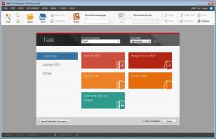 ABBYY FineReader main screen