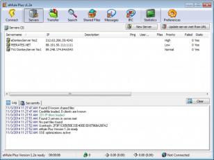 eMule Plus main screen