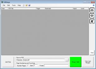 Pdf Merge main screen