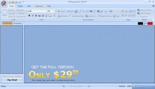 PDFtypewriter with PDF Printer Driver main screen
