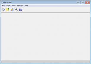 Scan2PDF main screen