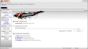 Shareaza main screen