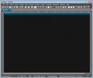 UltraEdit main screen
