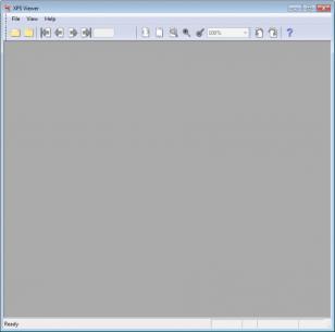 XPS Viewer main screen