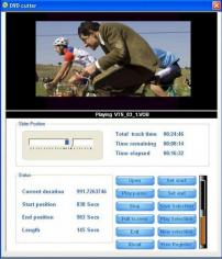 DVD Cutter main screen