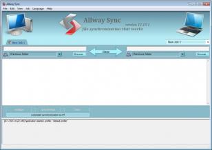 Allway Sync main screen