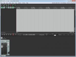REAPER main screen