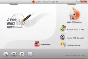 WinX DVD Author main screen