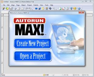 Autorun MAX! main screen
