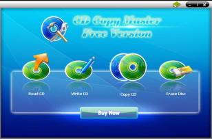 CD Copy Master main screen